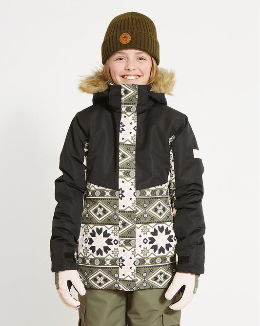 Frankie Youth Girls' Snow Jacket - Kalamata Mosaic