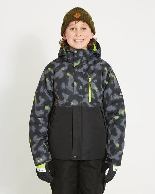 Caden Youth Boys' Snow Jacket - Black Thermal