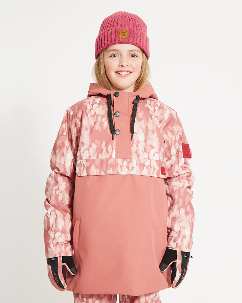 Riley Youth Anorak - Dusty Pink Soft Camo