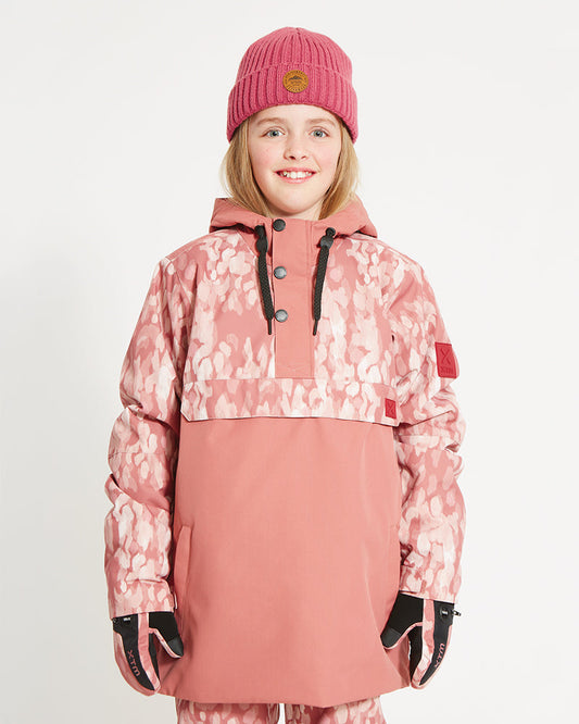 Riley Youth Anorak - Dusty Pink Soft Camo