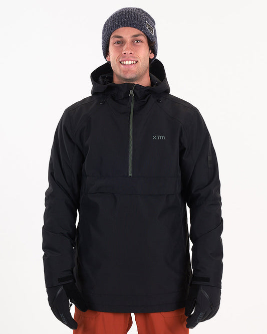 Kody Mens Snow Ski Anorak -  Black
