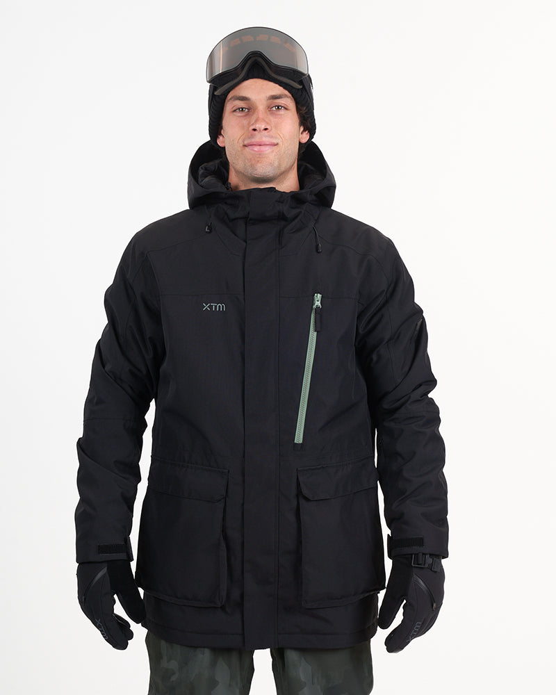 Maverick II Mens Snow Ski Jacket Black - SALE – XTM Performance