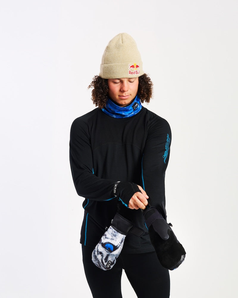 Valentino Ascent Snow Leopard Unisex Adults Mitt | Signature Collection