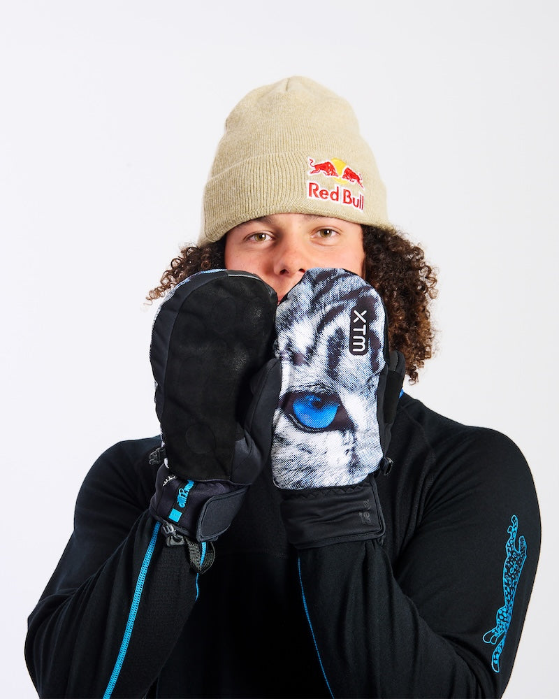 Valentino Ascent Snow Leopard Unisex Adults Mitt | Signature Collection