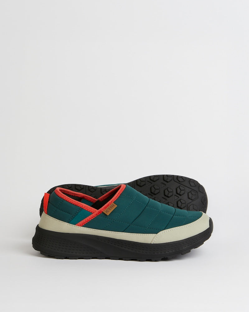 XTM Mountain Slipper - Insulated Ripstop Camp Shoe - Pine