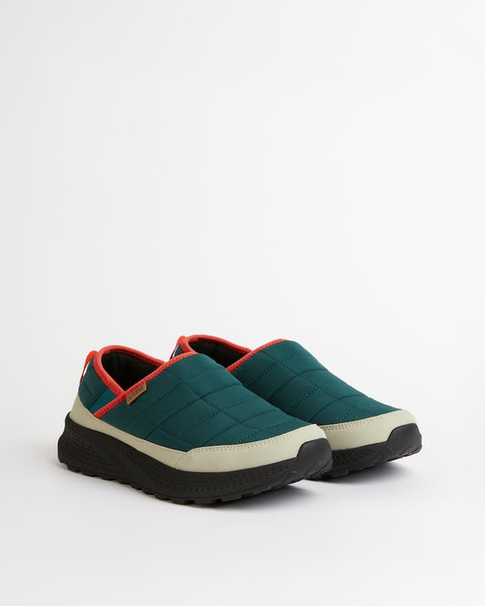 XTM Mountain Slipper - Insulated Ripstop Camp Shoe - Pine
