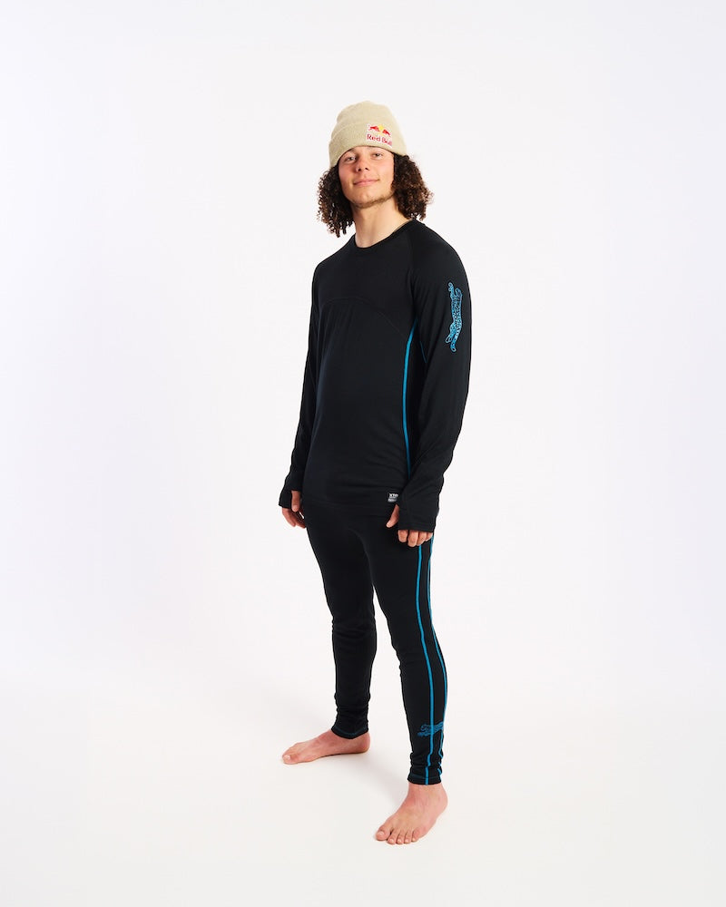 Valentino Active200 Merino 200gsm Wool Top - Black