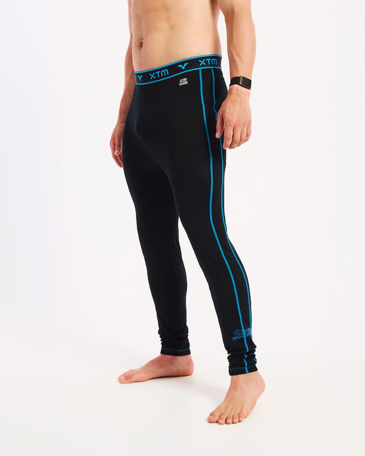 Valentino Active200 Merino 200gsm Wool Thermal Pants Mens - Black