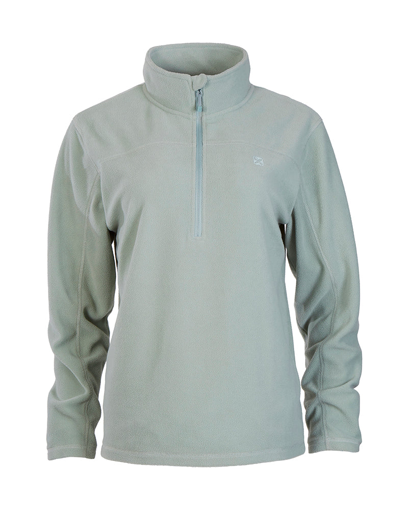 Milanesia 1/4 Zip Neck Ladies Seawool Fleece Top - Jade – XTM