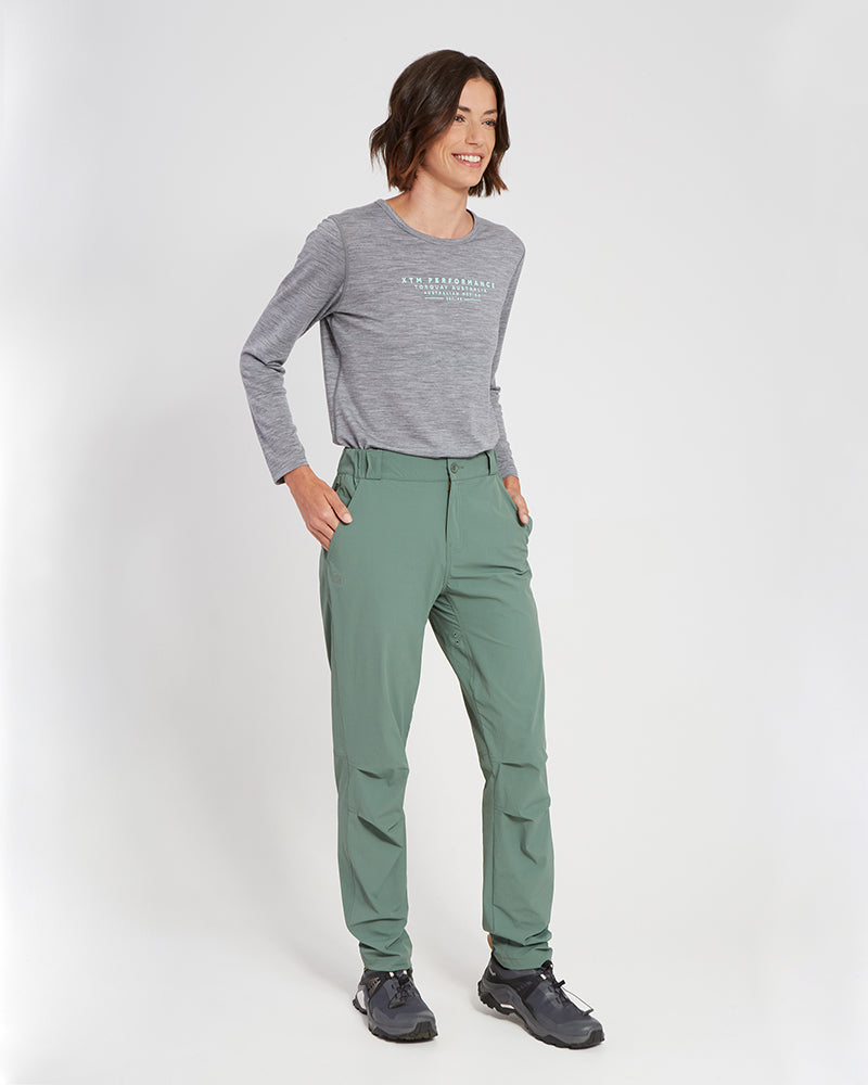 WOMENS SCAPE CELES PANT Lサイズ GREEN Lara Ladies Hike Pant – XTM Performance