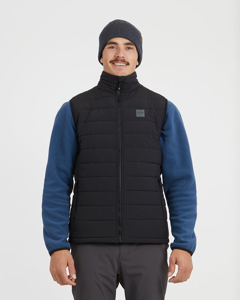 WOOLXLOFT Mens Puffer Vest Black – XTM Performance