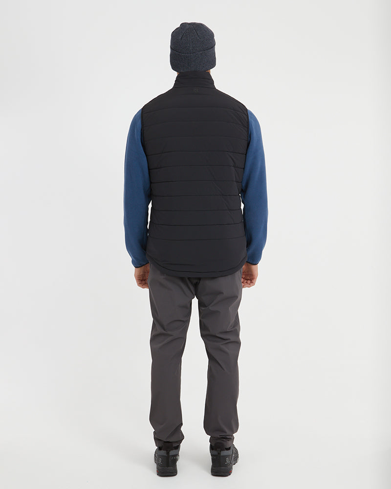 WOOLXLOFT Mens Puffer Vest Black – XTM Performance