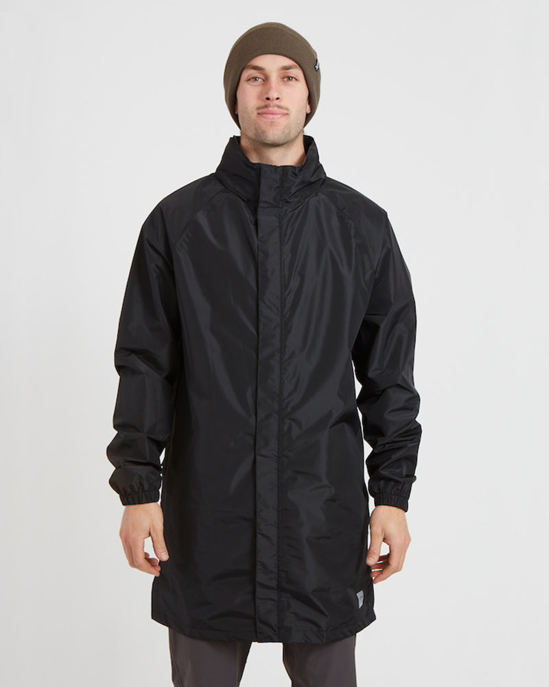 Stash 2L Unisex Adult 3/4 Length Packable Rain Jacket Black – XTM ...