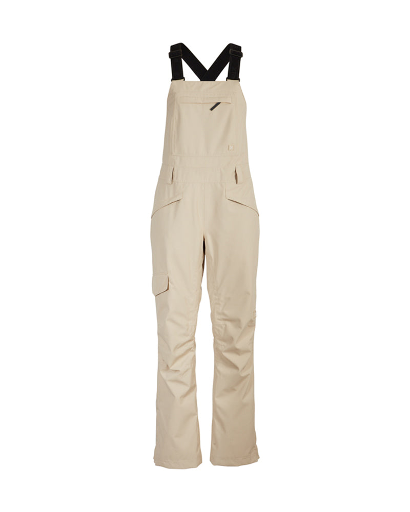 Harper II Womens Bib Overalls Ski Pant Almond – XTM Performance