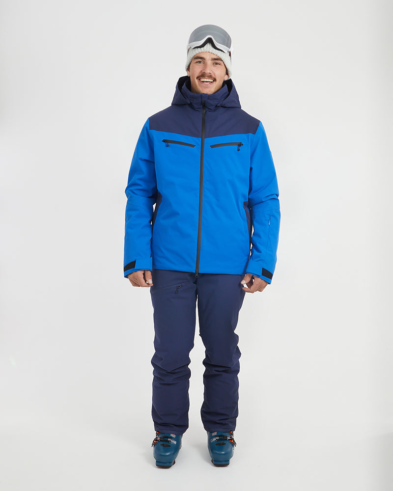 Mens Marine Blue Snow Jacket - Quantum | XTM Performance
