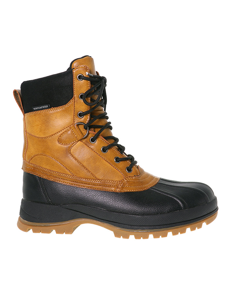 XTM Konrad Waterproof Insulated Traction Sole Snow Boot - Brown