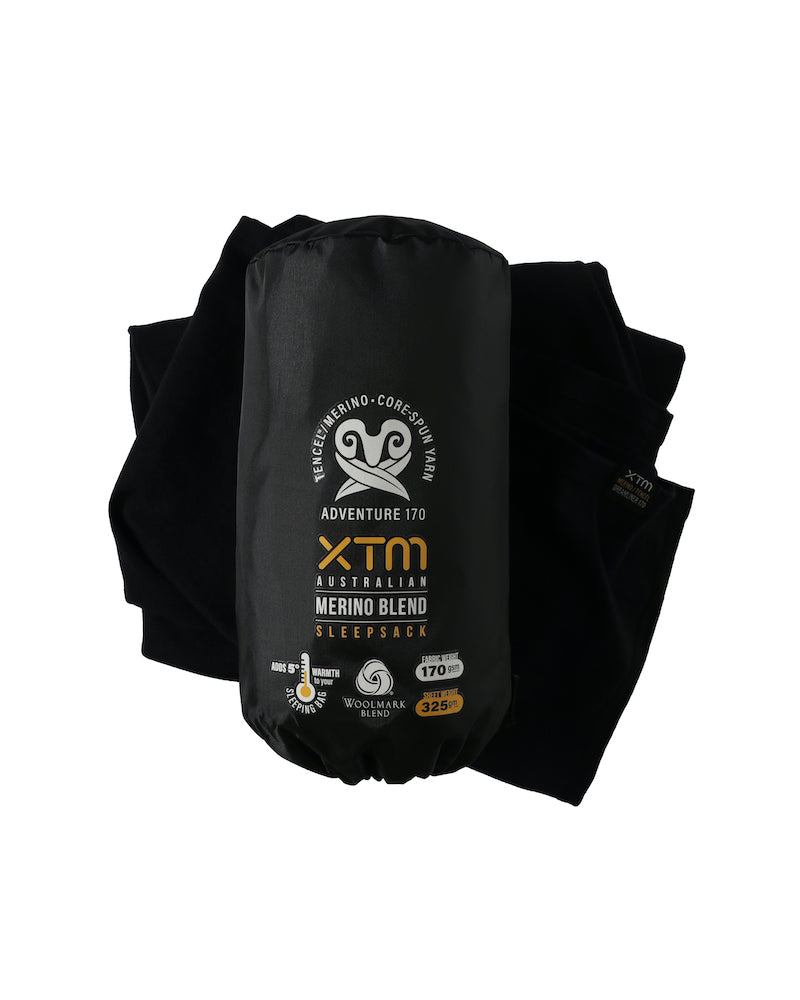 XTM Dreamliner 170 Merino Wool Sleeping Bag Liner XTM Performance