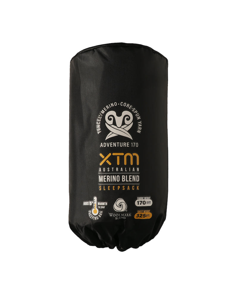 XTM Dreamliner 170 Merino Wool Sleeping Bag Liner XTM Performance