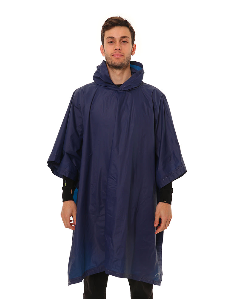 Stash Packable Rain Poncho - XTM - Navy – XTM Performance